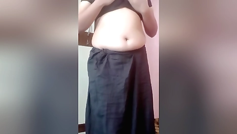 Big tits Indian chick masturbates in front of stepbrother
