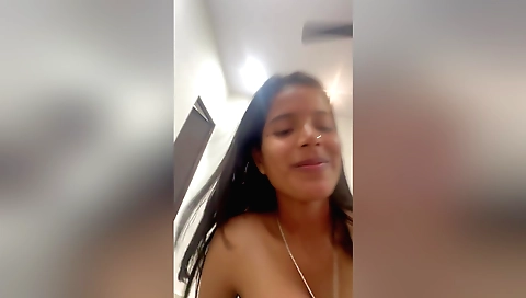 Indian beauty ride on a cock in amateur porn video