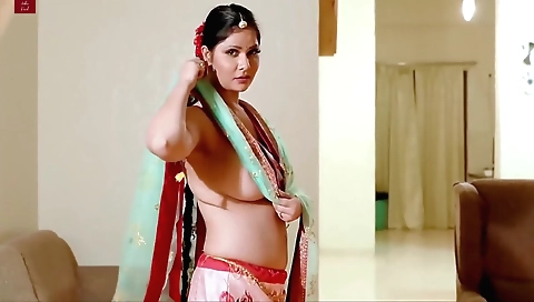 Sexy indian lingerie girl gives a surprise to her lover