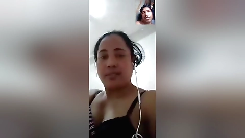 I show my beautiful round boobies in front of the web camera