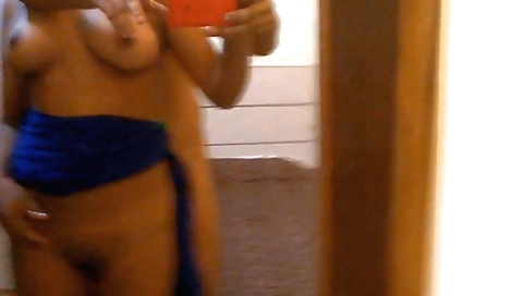 Mature milf plays with her pussy while jerking cock