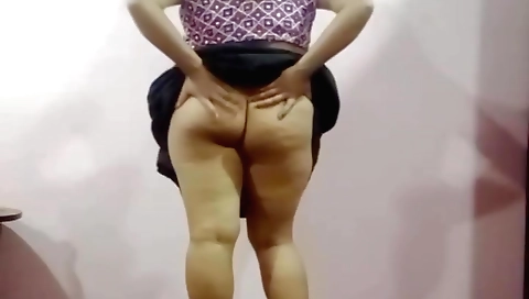 Chubby indian babe in sexy underwear riding a big white cock
