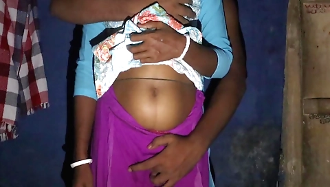 Indian slut with small boobs fucks old boyfriend 1
