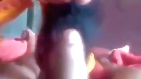 Brunette amateur sucking a cock in the village 04z