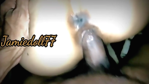 Amateur creampie for a hairy slut in a sexy hairy pussy