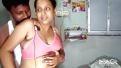 Horny brunette in her hairy pussy takes a dick in her pussy