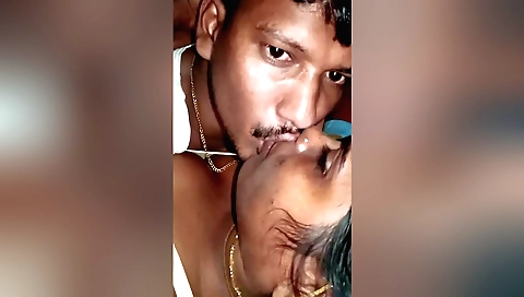 Indian wife kissed by her stepson in amateur video