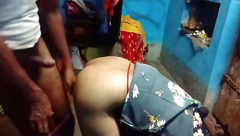 Cute brunette milf handjob video with a sexy tailor