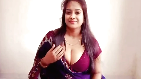 Indian stepsister with big boobs with pen and pillow