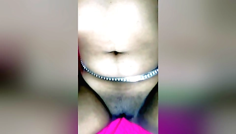 Indian teen 18+ with hairy pussy is showing her body