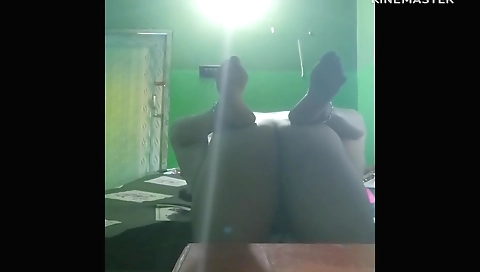 Slutty brunette with a round ass getting banged on cam