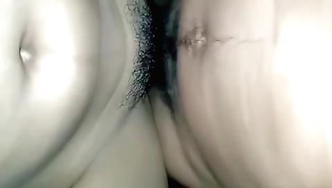 Indian girl with small hairy pussy makes a hairy sex video