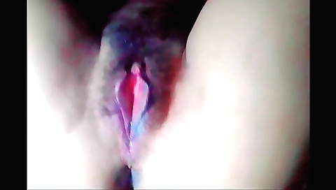 Amateur fetish video showing a hairy girl sucking a water tap