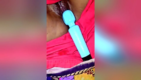 Indian girl gets a blowjob and then she takes off her panties