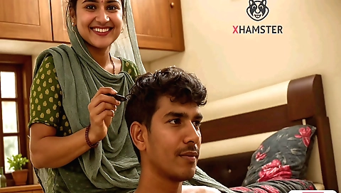 Indian stepsister shows her stepfather in law tamil stepsister