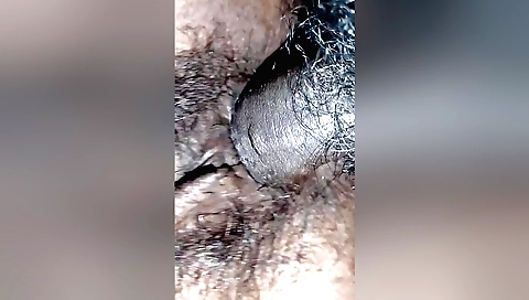 Indian girl riding a huge cock in homemade anal sex