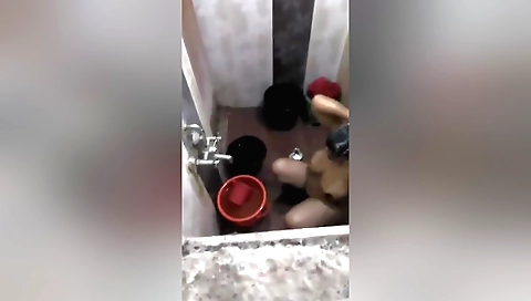 Hot amateur brunette showing her huge tits in a private video