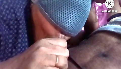 A brunette in a hot bra shower and then sucking a spoon