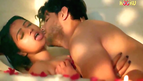 Hot big booty indian brunette giving a wild sex scene