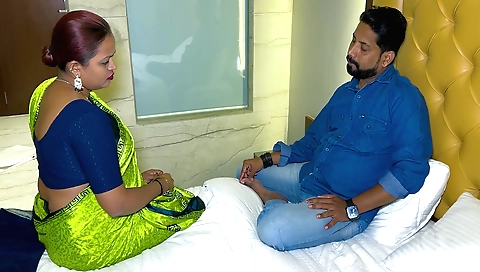 Indian wife fucks hubby and then takes off her clothes