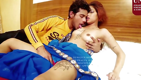 Tattooed babe is getting fucked hard in many spots