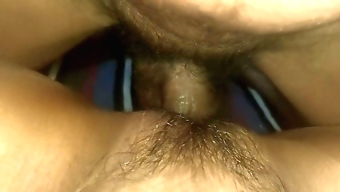 Stepbrother's wife with hairy pussy in the homemade scene