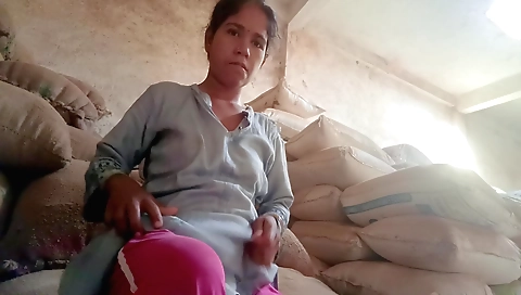 Indian teen and her husband have sex with a stepson