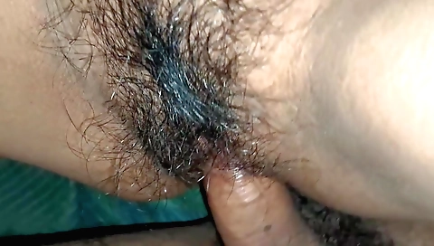 A hairy indian whore is getting banged in the rural area