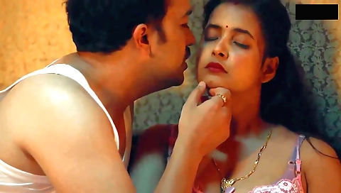 Indian woman in lingerie is getting her tits fucked