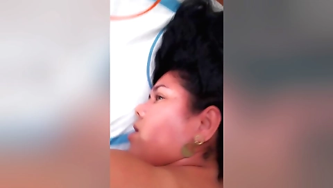 Busty babe shows us how she sucks and gets her ass fucked