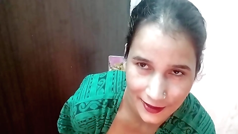 Indian stepsister in sexy lingerie moves with her body