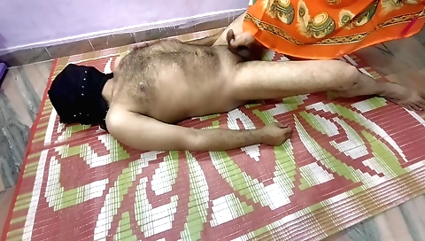 Brunette gets fucked by the guru in the teluguge porn video