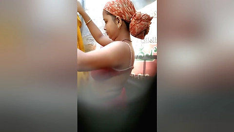 Indian bathing in a pool with a sexy and naked body