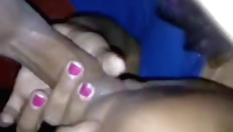 Indian teen handjob blowjob by horny man in my bedroom