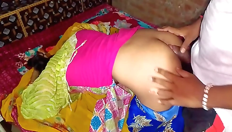 Indian guy gets inside to fuck my ass in doggy style