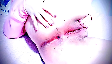 Indian brunette masturbates in front of her neighbor