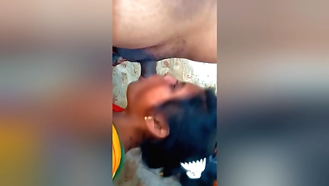 Indian brunette plays with her boyfriend's cock in a hardcore scene