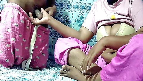 Indian chick is doing a hardcore hand job with the camera