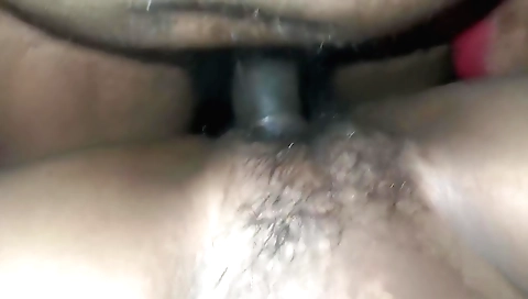 Indian hairy woman with a hairy pussy is fucking her hubby