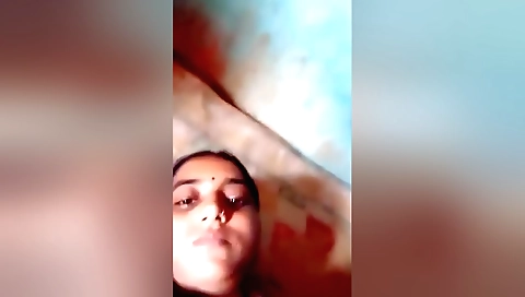Amateur brunette fucked on webcam by my village girl