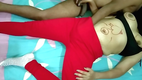 Busty amateur video girl has a creampie in her ass