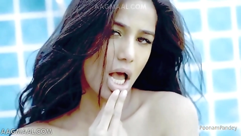Crazy porn girl with a hot body on her backyard naked