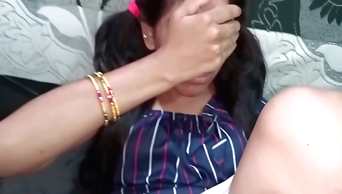 Hot stepsister in a porn video with a guy and a girl