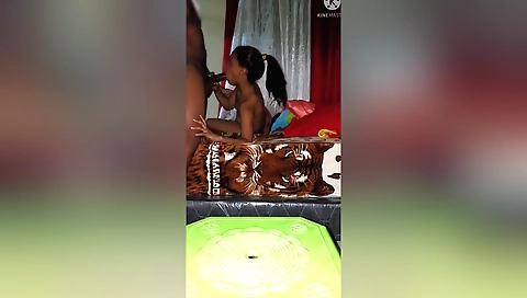 Sexy amateur brunette plays with herself on web cam