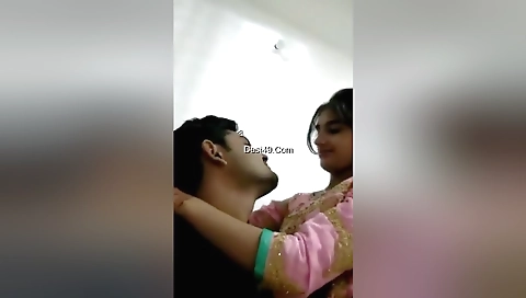 Indian brunette babe takes a dick in front of her camera
