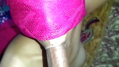 Indian girl gets her pussy wet and rides a husband